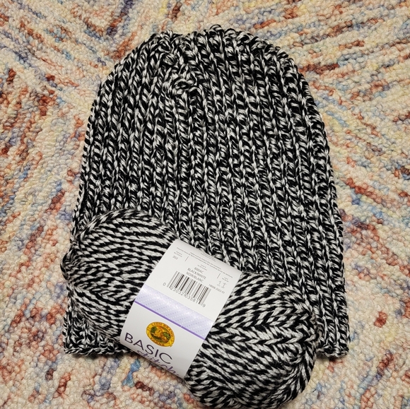 Hand Crafted unisex rib knit winter beanie hat size Adult medium to large - Picture 6 of 9